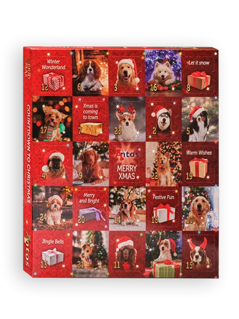 Calendario Navideño de Adviento 225 gr - Perros