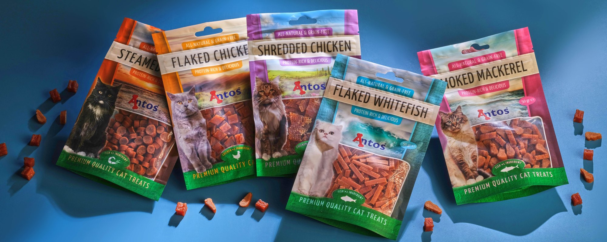 Antos - Especialista en snacks para perros y gatos